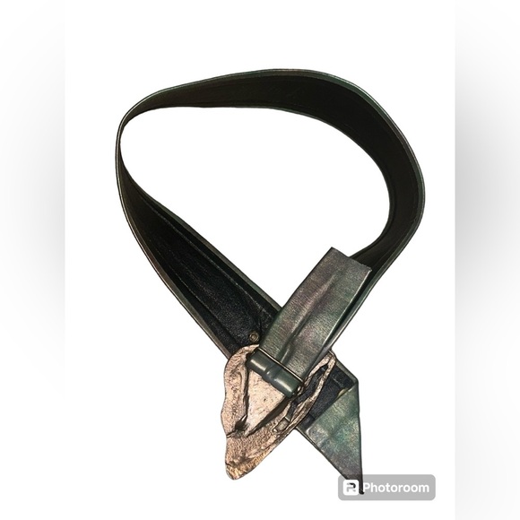 NINA GELARDI Vintage 80s Women’s Artisan Belt - Picture 3 of 7